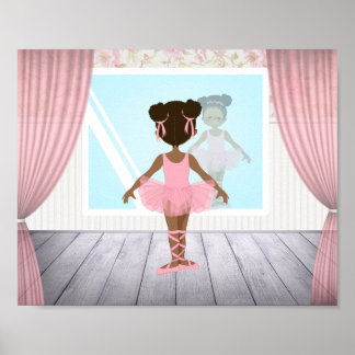Poster Ballerina américaine africaine