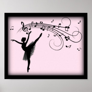 Poster Ballerina Extraordinaire danser avec musique Poste