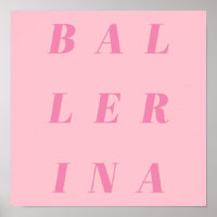 Ballerina rose Conception de texte pour danseurs d
