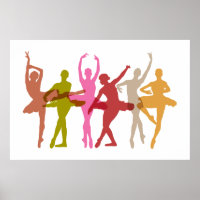 Ballerinas dansantes colorées