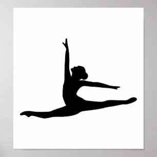 Poster Ballerine de danseur classique