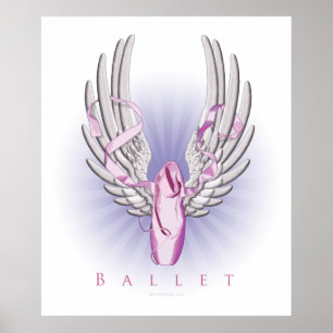 Poster Ballet ailé (Danse)