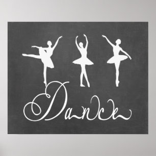 Poster Ballet de motivation de danse