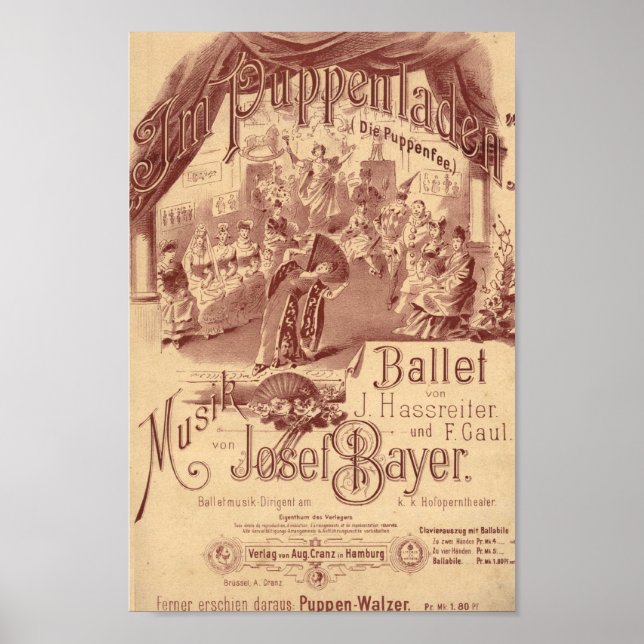 Poster Ballet de poupée poilue (Devant)