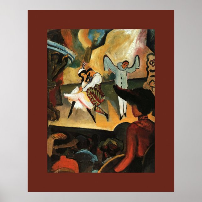 Poster Ballet Russes ~ Ballet russe ~1912 ~août Macke (Devant)