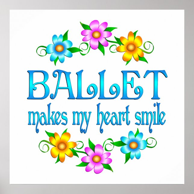 Poster Ballet Sourires (Devant)