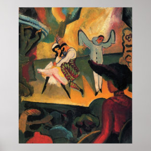 Poster Ballets Russes, Ballet Russe par August Macke