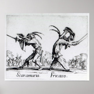 Poster Balli de Sfessania, c.1622