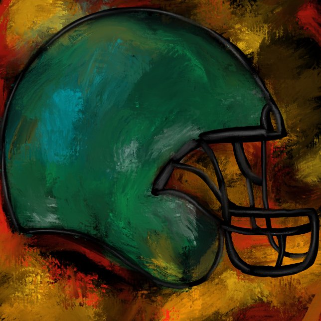 POSTER BALLON DE FOOT AMÉRICAIN (Créateur téléchargé)