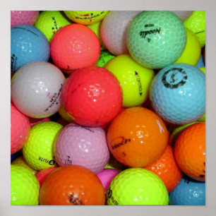 Poster Ballons De Golf Et Plus De Ballons De Golf