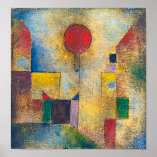 Poster Ballons rouges   Paul Klee  