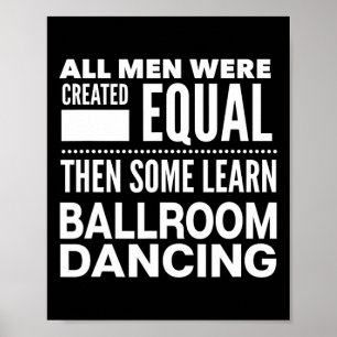 Poster Ballroom Dancing Men Danseuses Danseuses Danseuses