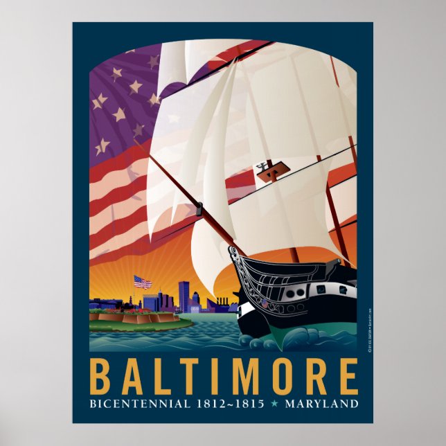 Poster Baltimore : Par la lumière précoce de l'aube (Devant)