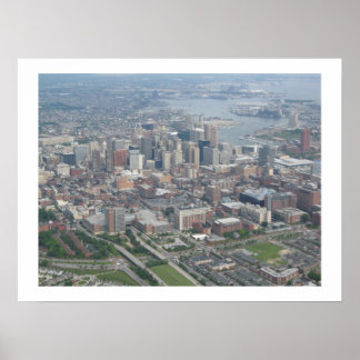 Poster Baltimore Skyline
