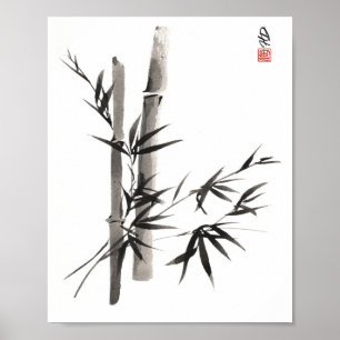 Poster Bambou Jumeau