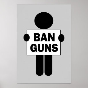 Poster Ban Guns