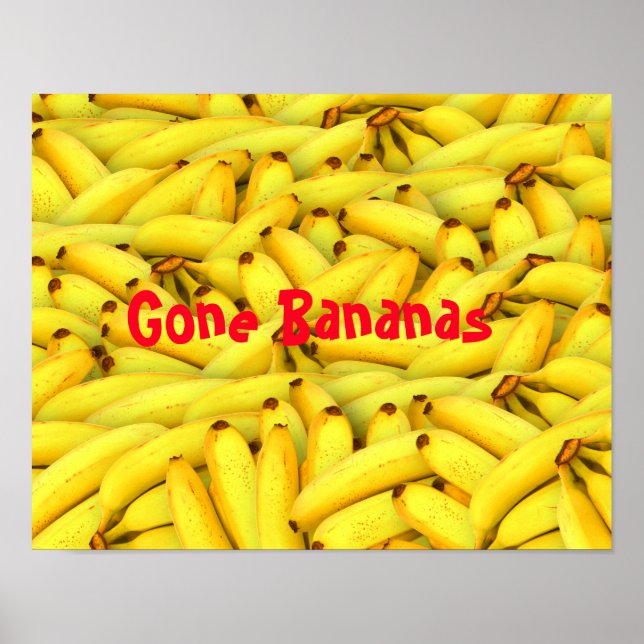 Poster Bananes disparues (Devant)