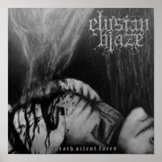 Poster Bande Black metal Debout thrash lourd Goth Album