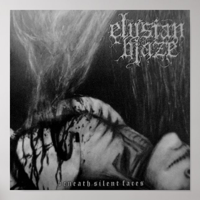 Poster Bande Black metal Debout thrash lourd Goth Album (Devant)