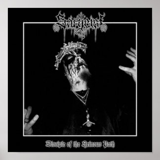 Poster Bande Black metal Debout thrash lourd Goth Album