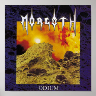 Poster Bande Black metal Debout thrash lourd Goth Album