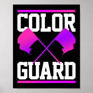 Poster Bande de marquage Color Guard