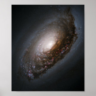 Poster Bande de poussière autour du noyau de la Galaxie d