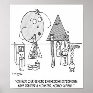Poster Bande dessinée 0313 de la génétique