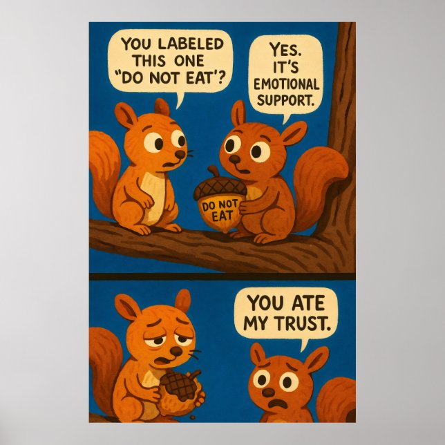 Poster Bande dessinée - Soutien émotionnel Plaisir de maï (Devant)