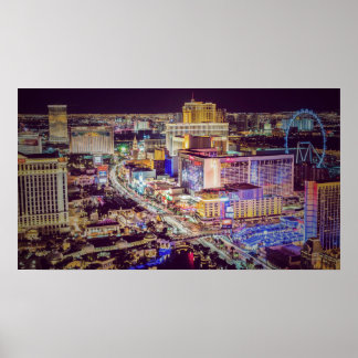 Poster Bande stylisée Las Vegas
