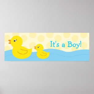 Poster Banderole en caoutchouc canard personnalisé