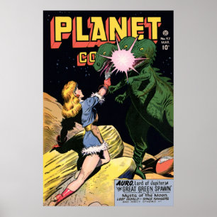 Poster Bandes dessinées No. de planète 47