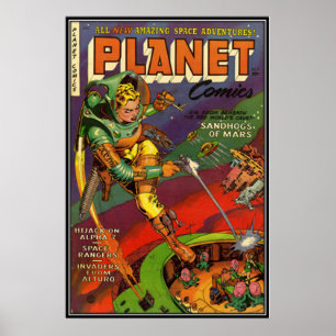 Poster bandes dessinées vintages -