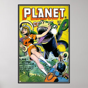 Poster bandes dessinées vintages -