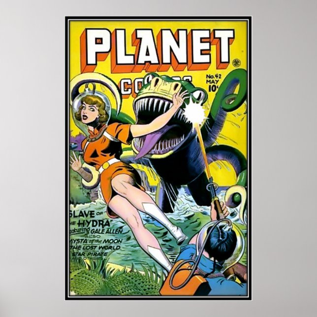 Poster bandes dessinées vintages - (Devant)