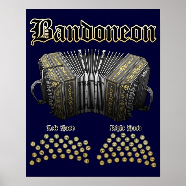 Poster Bandoneon 2 (Devant)