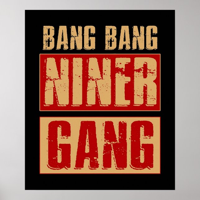 Poster Bang Bang Niner Gang (Devant)