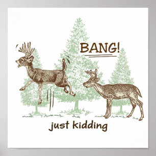 Poster Bang ! C'Est Juste Du Raisonnement ! Humour de cha