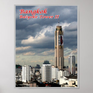 Poster Bangkok - Bayoke Tower II - Thaïlande -