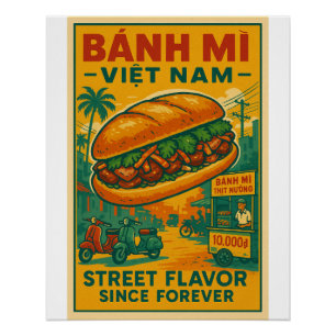 Poster Banh ma cuisine vietnamienne