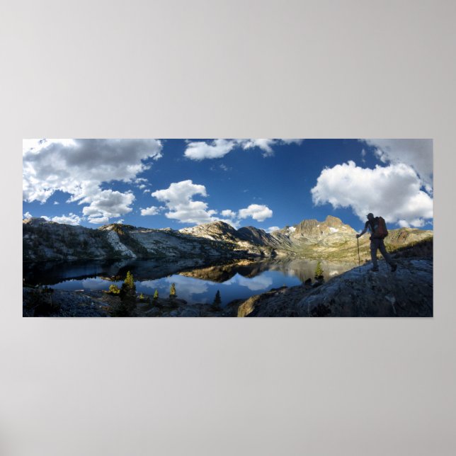 Poster Banner Peak et 1000 Island Lake - sentier John Mui (Devant)