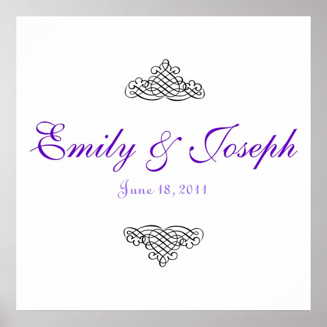 POSTER BANNER-WEDDING (Vorne)
