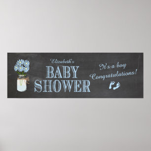 Poster Bannière baby shower