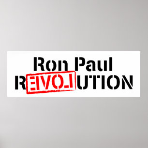 Poster Bannière d'affiche de Ron Paul