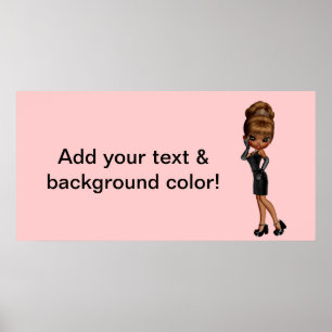 Poster Bannière de la soirée de la Princesse Diva d'Afriq