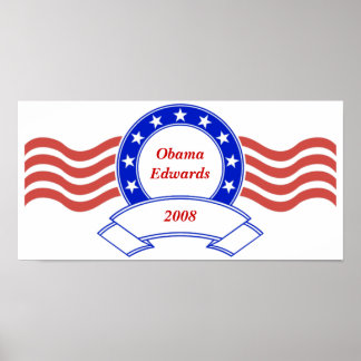 Poster Bannière politique personnalisée
