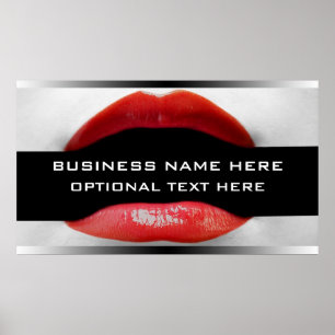 Poster Bannière Pour Salon Artiste Maquillage