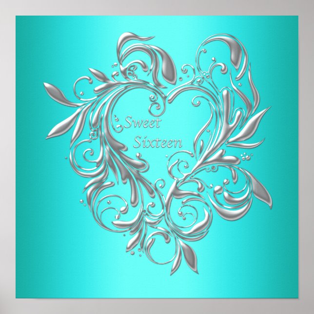 Poster Bannières de fête d'anniversaire (Devant)