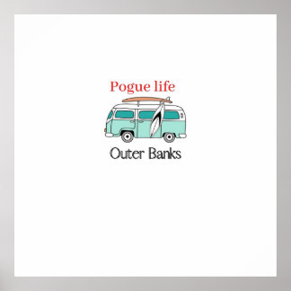 Poster Banques extérieures à vie de chien