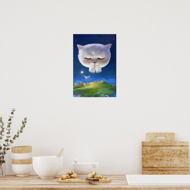 Poster Bao Bao : Rêve de ciel nocturne parmi les étoiles (Cuisine)